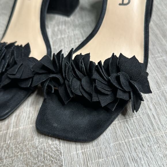 UNISA Black Cozzie Open Toe Block Heeled Sandals Women’s - Picture 4 of 12